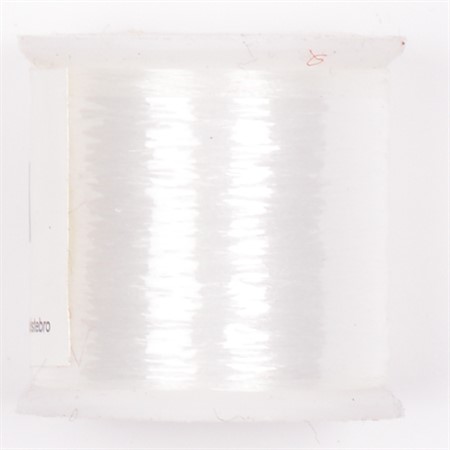 rulle med transparent sytråd av nylon till tenntrådsarmband