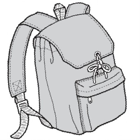 symönster ryggsäck till vuxna och barn