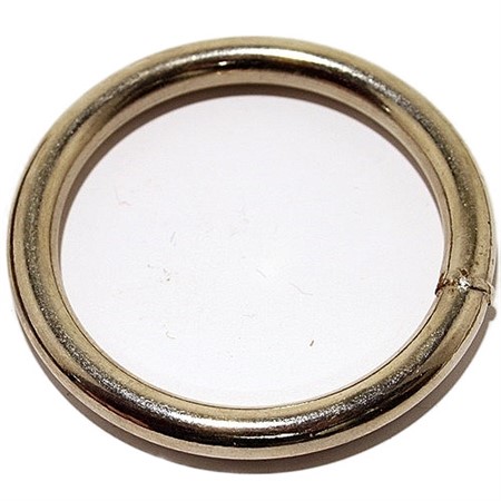 silverfärgad o-ring
