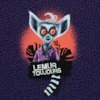 Bomullstrikå panel 2059  lemur orange