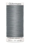 Sytråd polyester gutermann 500m 040 mörkgrå