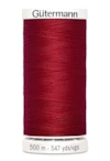 Sytråd polyester gutermann 500m 046 mörkröd