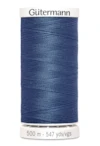 Sytråd polyester gutermann 500m 068 mellanblå