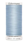 Sytråd polyester gutermann 500m 075 ljusblå