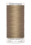 Sytråd polyester gutermann 500m 139 ljusbrun