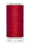 Sytråd polyester gutermann 500m 156 röd