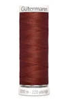 Sytråd polyester gutermann 500m 227 mörkröd