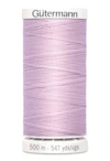 Sytråd polyester gutermann 500m 320 ljusrosa