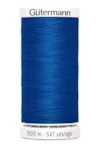 Sytråd polyester gutermann 500m 322 blå