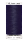 Sytråd polyester gutermann 500m 339 mörkblå