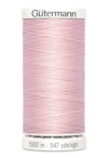 Sytråd polyester gutermann 500m 659 rosa