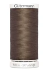 Sytråd polyester gutermann 500m 672 mörkbrun