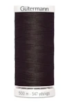 Sytråd polyester gutermann 500m 696 mörkbrun