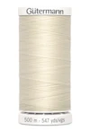 Sytråd polyester gutermann 500m 802 natur