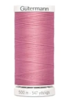 Sytråd polyester gutermann 500m 889 rosa