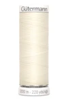 Sytråd polyester gutermann 200m 001 naturvit