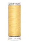 Sytråd polyester gutermann 200m 007 gul