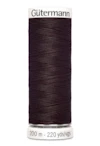 Sytråd polyester gutermann 200m 023 mörkbrun