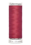 Sytråd polyester gutermann 200m 082 hallonröd