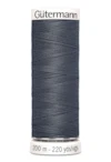 Sytråd polyester gutermann 200m 093 mörkgrå