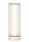 Sytråd polyester gutermann 200m 111 naturvit