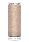 Sytråd polyester gutermann 200m 121 ljusbrun