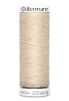 Sytråd polyester gutermann 200m 169 beige