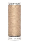 Sytråd polyester gutermann 200m 170 beige