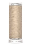 Sytråd polyester gutermann 200m 198 beige