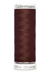 Sytråd polyester gutermann 200m 230 rödbrun