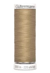 Sytråd polyester gutermann 200m 265 mörk beige