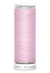 Sytråd polyester gutermann 200m 320 ljusrosa