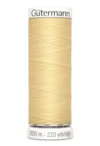 Sytråd polyester gutermann 200m 325 ljusgul