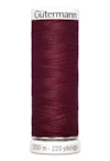 Sytråd polyester gutermann 200m 368 mörkröd