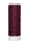 Sytråd polyester gutermann 200m 369 vinröd