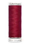 Sytråd polyester gutermann 200m 384 hallonröd