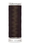 Sytråd polyester gutermann 200m 406 mörkbrun