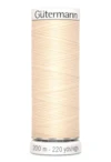 Sytråd polyester gutermann 200m 414 ljusgul