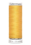 Sytråd polyester gutermann 200m 416 guldgul