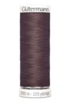 Sytråd polyester gutermann 200m 423 brun