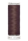 Sytråd polyester gutermann 200m 446 brun