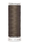 Sytråd polyester gutermann 200m 467 brungrå