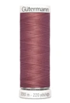 Sytråd polyester gutermann 200m 474 mörk gammelrosa