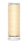 Sytråd polyester gutermann 200m 610 ljusgul