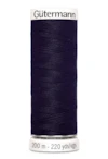 Sytråd polyester gutermann 200m 665 blåsvart