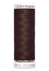 Sytråd polyester gutermann 200m 694 brun