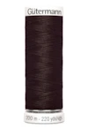 Sytråd polyester gutermann 200m 696 mörkbrun