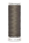 Sytråd polyester gutermann 200m 727 brungrå