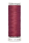 Sytråd polyester gutermann 200m 730 ljus vinröd