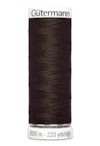 Sytråd polyester gutermann 200m 769 mörkbrun